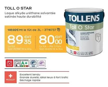 Tollens - Toll O Star  offre à 89,35€ sur Tollens