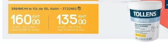 Tollens - 3T22662 offre à 135€ sur Tollens