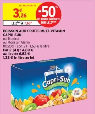 Capri Sun - Boisson Aux Fruits Multivitamin