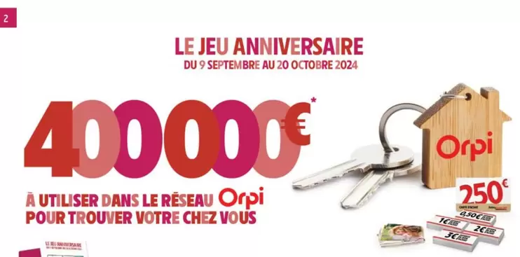 le jeu anniversaire