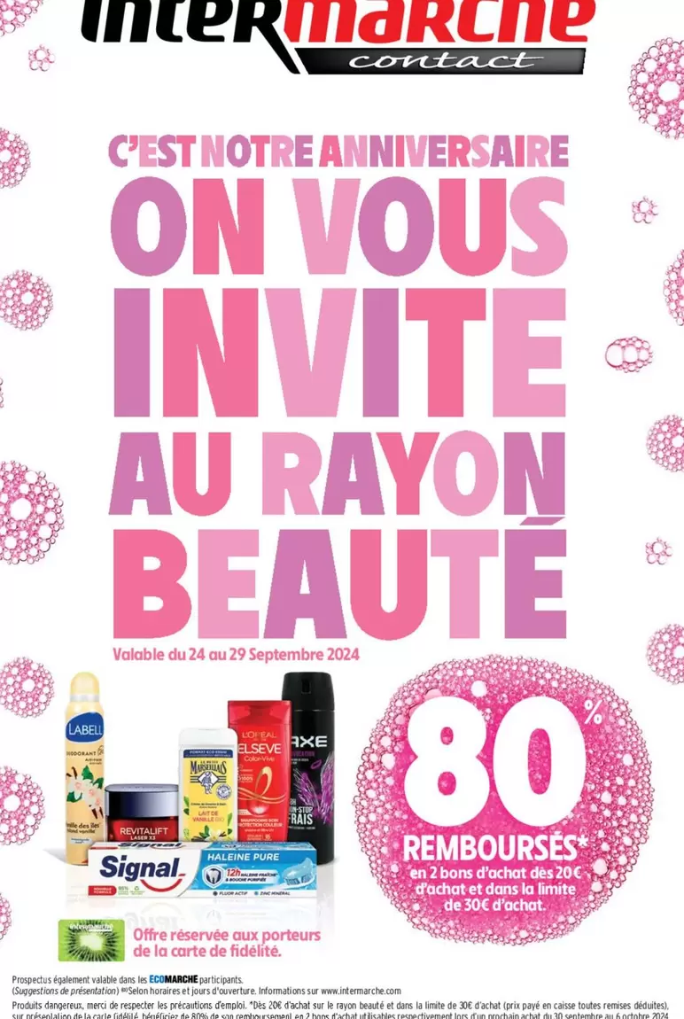 Célébrez notre anniversaire avec Signal : Offres exclusives au rayon beauté !