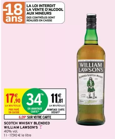 William Lawson's - Scotch Whisky Blended