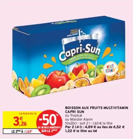 Capri Sun - Boisson Aux Fruits Multivitamin