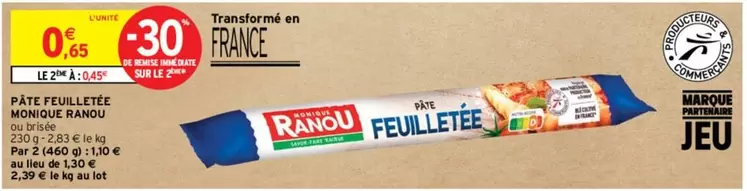 Monique Ranou - Manoir - Pate Feuilletée