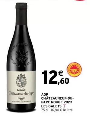 Les Galets - Aop Châteauneuf-du- Pape Rouge 2023