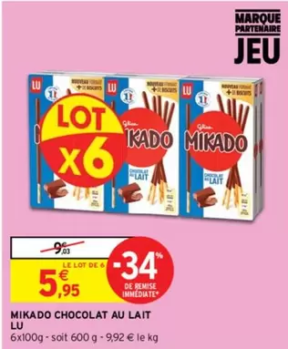 Lu - Mikado Chocolat Au Lait