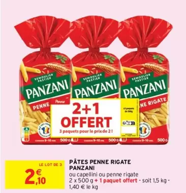 Panzani - Pates Penne Rigate