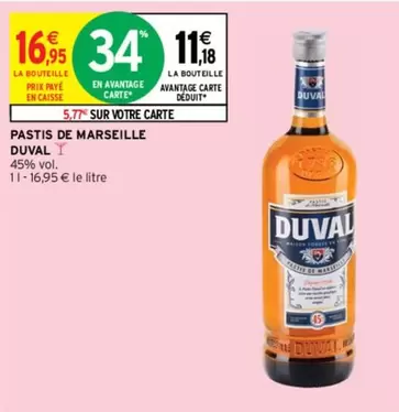 Mars - Duval - Pastis De eille