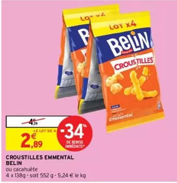 Belin - Croustilles Emmental