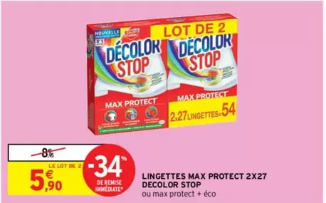 Decolor Stop - Lingettes Max Protect