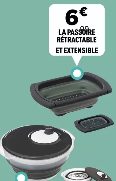 La PasSore Rétractable Et Extensible offre à 6€ sur Centrakor