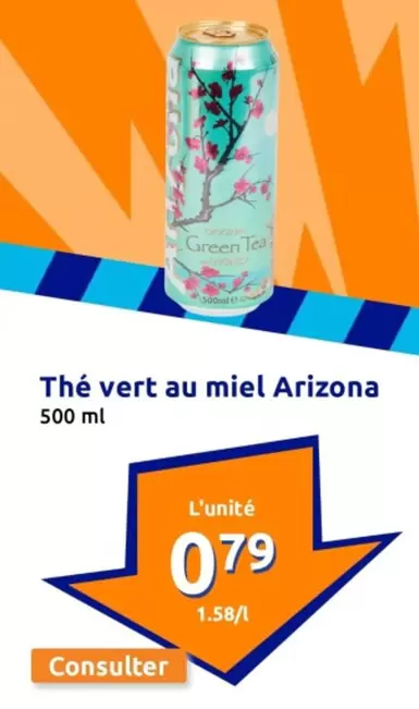 Arizona - Thé Vert Au Miel offre à 0,79€ sur Action