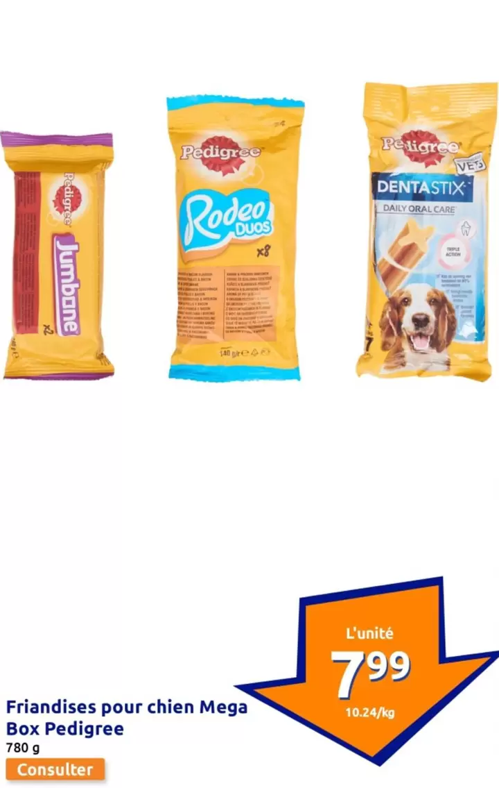 Pedigree - Friandises Pour Chien Mega Box offre à 7,99€ sur Action