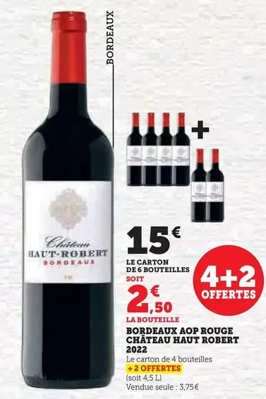 Chateau Haut Robert - Bordeaux AOP Robert 2022