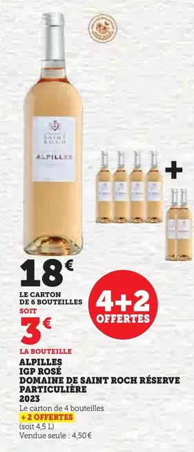 Domaine De Saint Roch - Rosé Réserve Particulière 2023 | Alpilles IGP - Un vin exceptionnel à découvrir