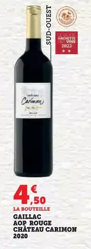 Chateau Carimon - Gaillac AOP Rouge 2020