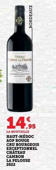 Château Cambon La Pelouse 2022 - Haut-Médoc AOP Rouge Cru Bourgeois Exceptionnel en promotion