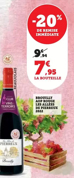 Les Alles De Pirreux - Brouilly AOP Rouge