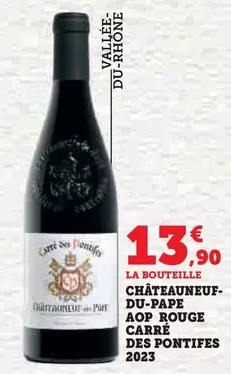 Terranea - Châteauneuf-Du-Pape AOP Rouge Carré Des Pontifies 2023 - Vin Rouge d'exception