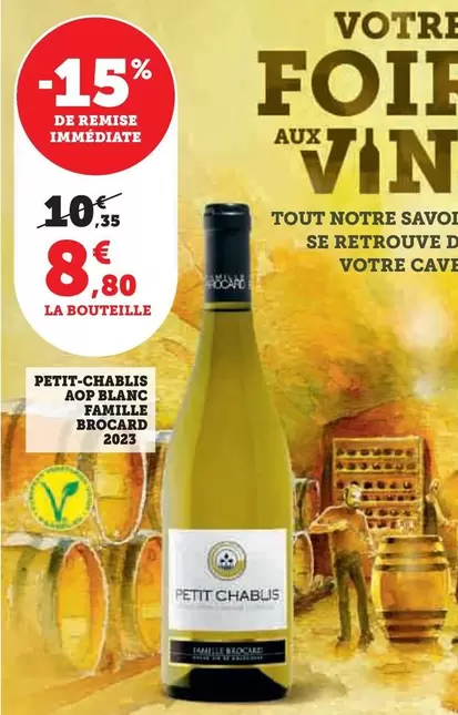 Famille Brocard - Petit-Chablis AOP Blanc 2023