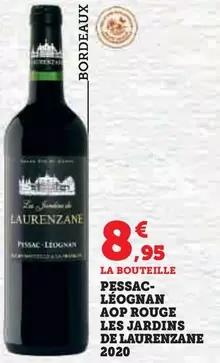 Les Jardins De Laurenzane - Pessac-Leognan AOP Rouge : Un vin d'exception aux caractéristiques uniques