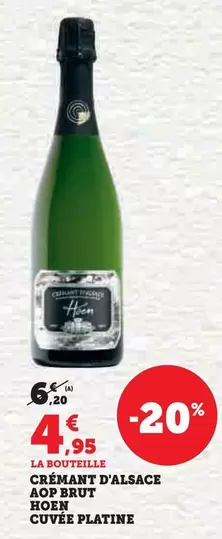 Hoen - Crémant D'Alsace AOP Brut Cuvée Platine