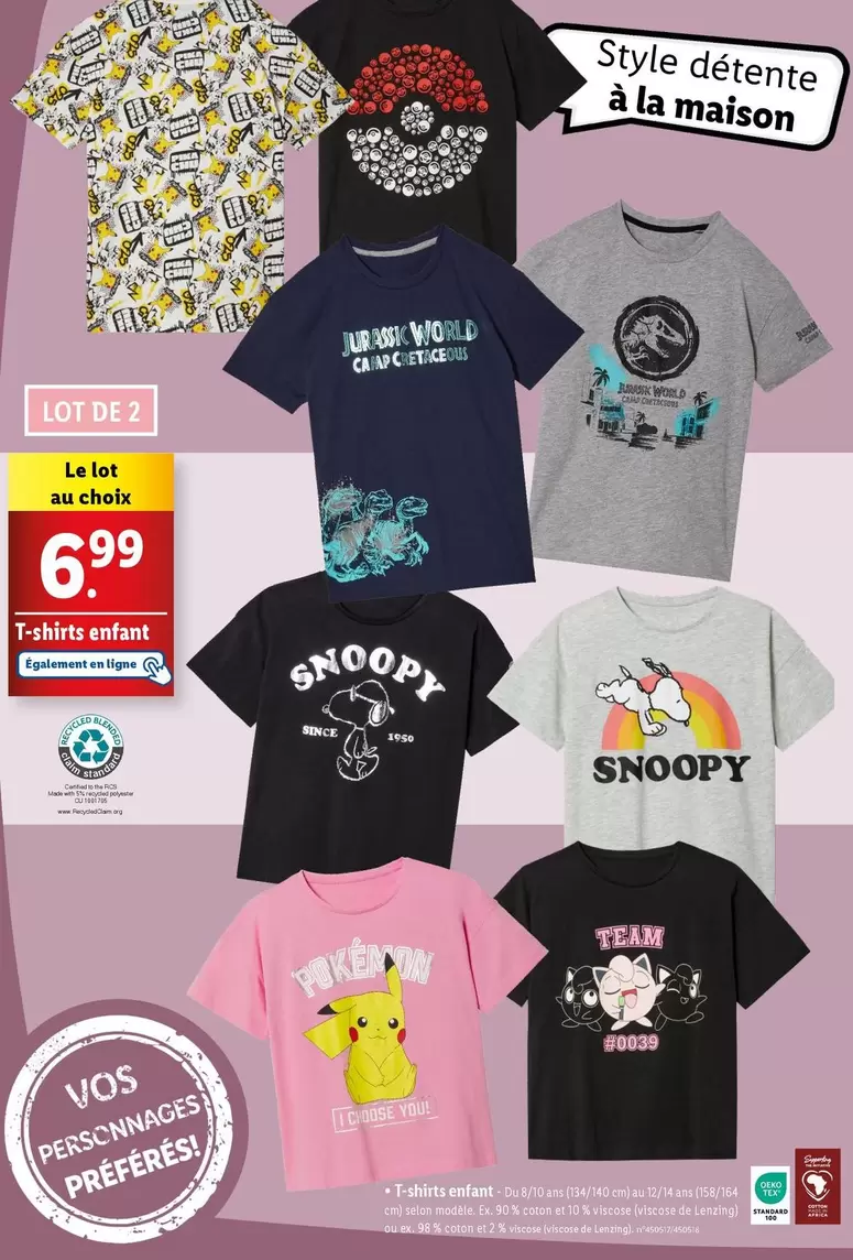 T-shirts Enfant