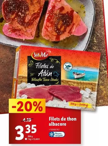 Filets De Thon Albacore