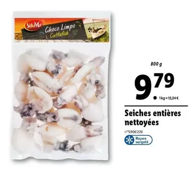 Seiches Entières Nettoyées offre à 9,79€ sur Lidl