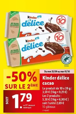 Ferrero - Kinder Delice Cacao