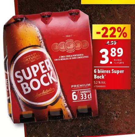 6 Bières Super Bock