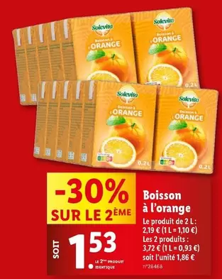 Solevita - Boisson À L'orange