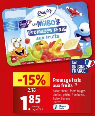 Fromage Frais Aux Fruits