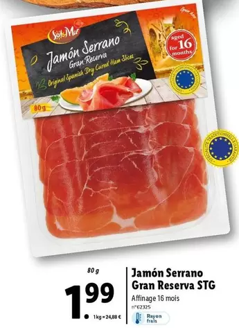 Jamon Serrano Gran Reserva STG