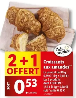 Croissants Aux Amandes