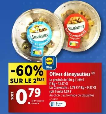 Olives Dénoyautées