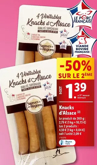 Knacks D'alsace