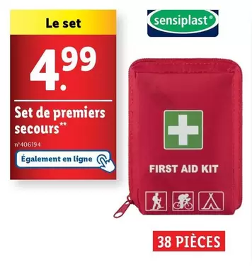 sensiplast - set de premiers secours