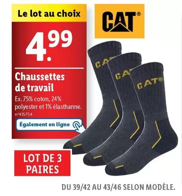 Cat - Chaussettes De Travail