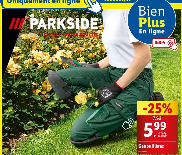 parkside - genouillères