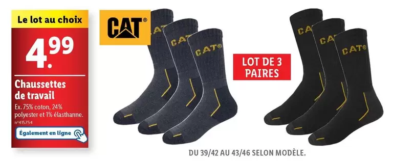 Cat - Chaussettes De Travail