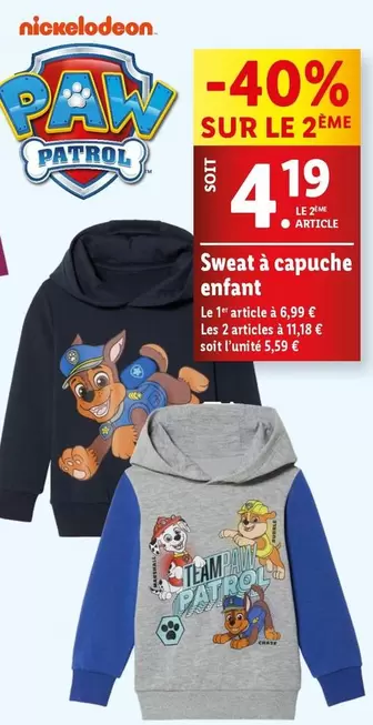 Sweat À Capuche Enfant