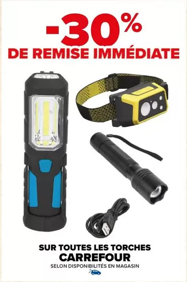 Carrefour - Sur Toutes Les Torches offre sur Carrefour Market