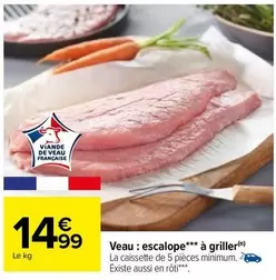 Veau : Escalope À Griller