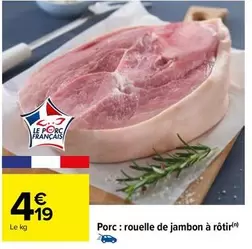 Porc: Rouelle De Jambon À Rôtir