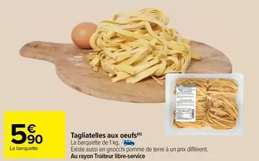 tagliatelles aux oeufs