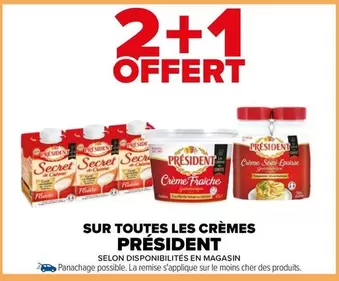 Président - Sur Toutes Les Crèmes