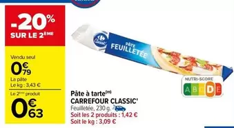 Carrefour - Pâte À Tarte