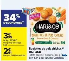 Hari & Co - Boulettes De Pois Chiches