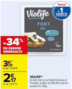 Tefal - Bloc Forot : Le Rond Crémeux et Fondant en Promo